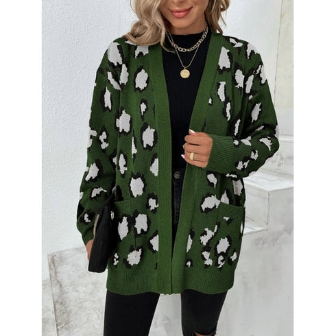 'Ulani' Animal Print Cardigan - Celes Fashion